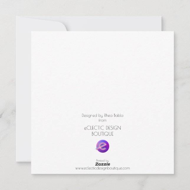 Du är kyckling till min Paj Julkort (Baksida)