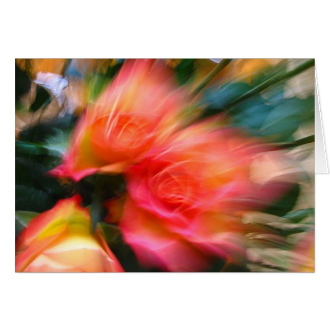 Du är lika välkommen som blommorna i kan hälsningskort (Framsidan Horizontal)