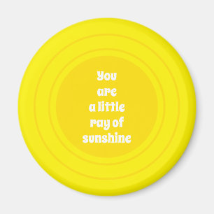Du är lite Ray från Sunshine gult sol anpassning Magnet
