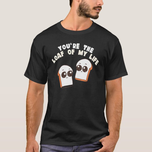 Du Är Livets Bröd För Mig Matvits T Shirt (Framsida)