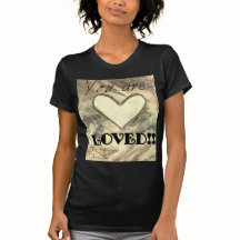 Du är LOVED! I Sepia Shirt