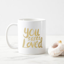 Du är Loved Typography-inspirationsofferten Guld