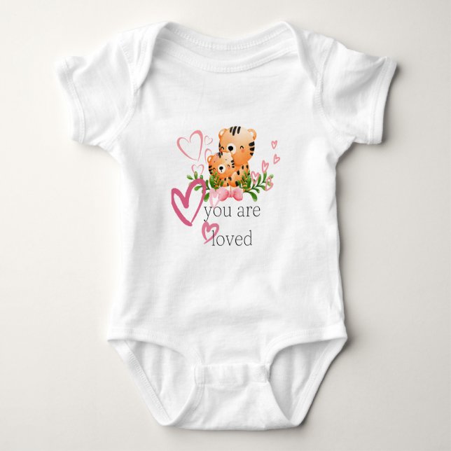 Du är Lover Tiger Bodykostym T Shirt (Framsida)