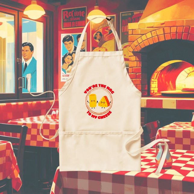 Du är Mac till My Cheese - Cute Comfort Food Förkläde (Skapare uppladdad)
