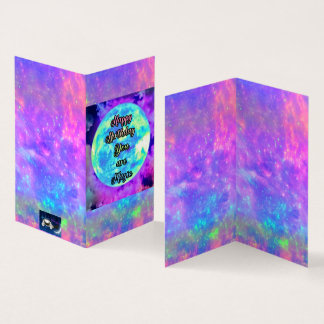 Du är Magic anpassningsbar Birthday-kortuppsättnin Kort