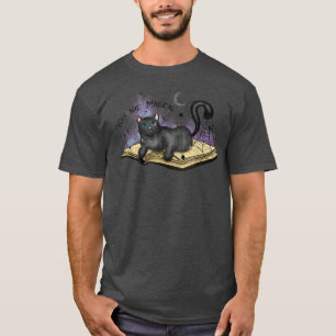 Du är Magic Black Cat på Bok Spindelnät Hallo T Shirt