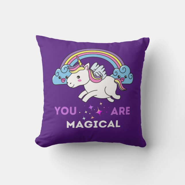 Du är Magic Unicorn Kudde (Framsida)