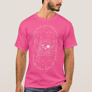 Du är magisk, klibbig, sjutsäsong, Witchy, Skel T Shirt
