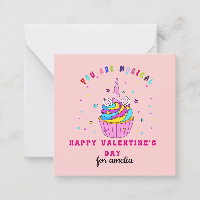 Du är magisk valentins dag anteckningskort (Framsida)