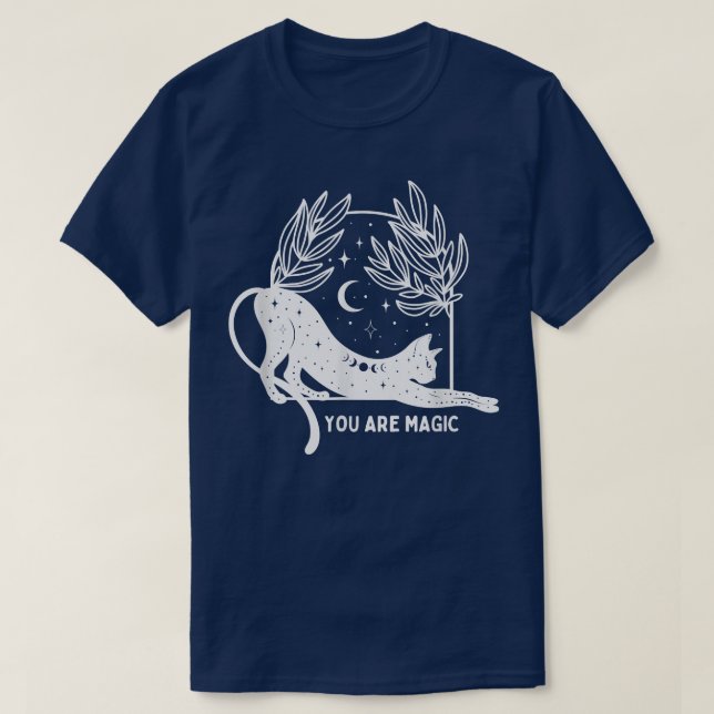 Du är magisk, vinklad, estetisk t shirt (Design framsida)