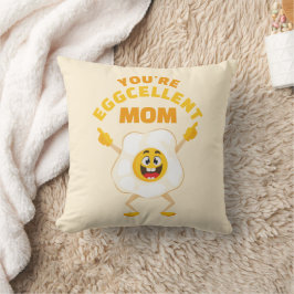 Du är Mamma Roligt Cute Tecknad Smiling Egg Kudde