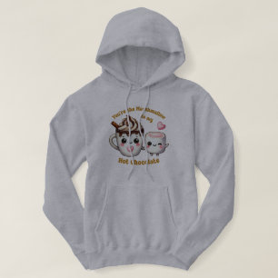 Du är Marshmallow till mitt hjärta - Cute Hett Cho Hoodie