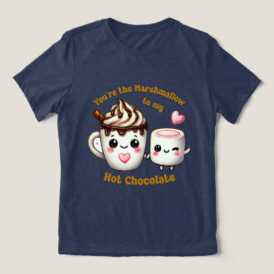 Du är Marshmallow till mitt hjärta - Cute Hett Cho T Shirt