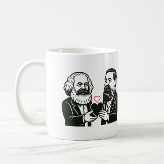 Du är Marx till mitt Engine Valentine Card Kaffemugg