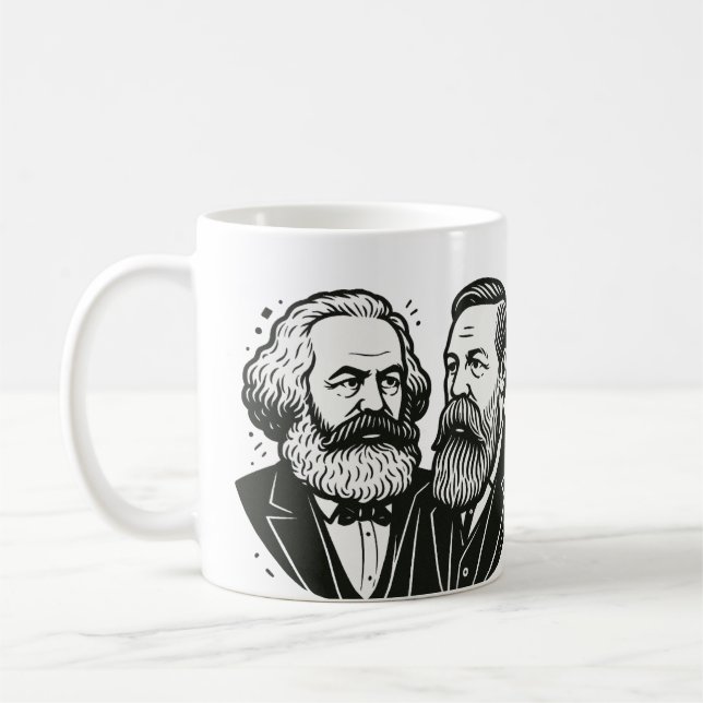 Du är Marx till mitt Engine Valentine Card Kaffemugg (Vänster)