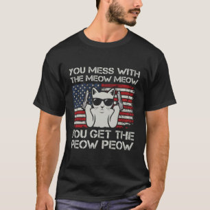 Du är med Meow Meow. Du får peow Peow T Shirt