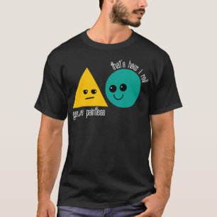 Du är meningslös så jag Roll Math Funny Pu T Shirt