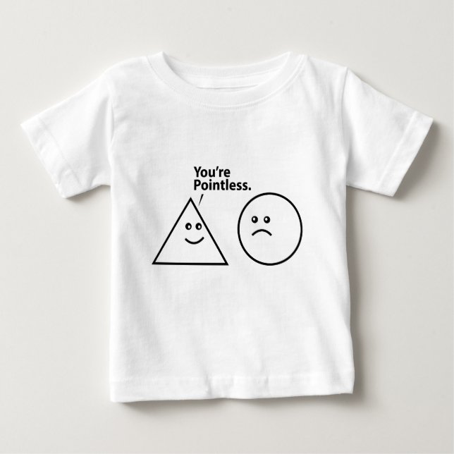 Du är meningslös t shirt (Framsida)
