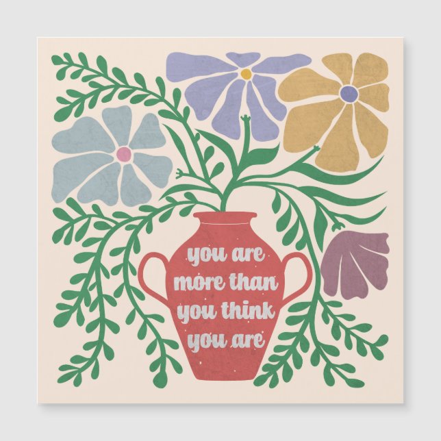 Du är mer än du Tänka du är (Framsida)