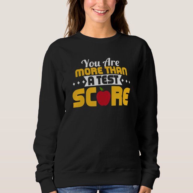 Du är mer än en testskollärarexamen t shirt (Framsida)