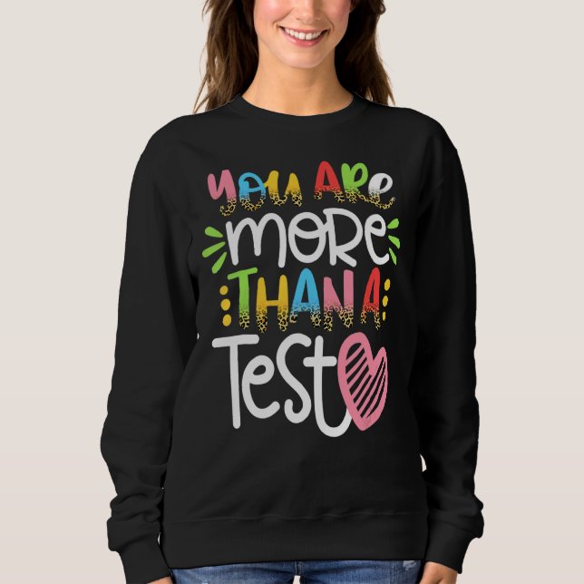 Du är mer än en testtestdag för Leopard T Shirt (Framsida)