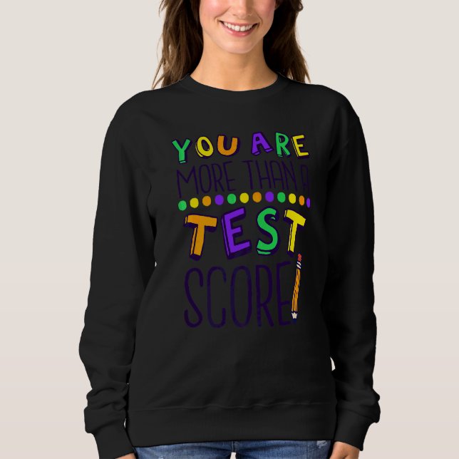 Du är mer än en testtesttestdag Studenter t Shirt (Framsida)