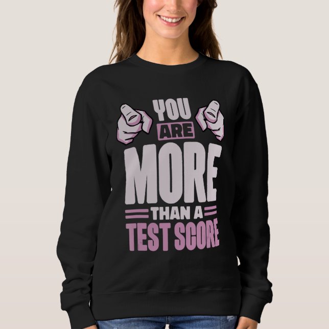 Du är mer än en testtesttestdag Studenter t Shirt (Framsida)