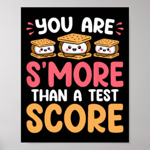Du Är Mer Än Ett Provresultat - Roligt På Provdage Poster