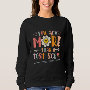 Du är mer än ett testresultat Tie Dye lärare Tes T Shirt