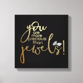 Du är mer elak än judar canvastryck