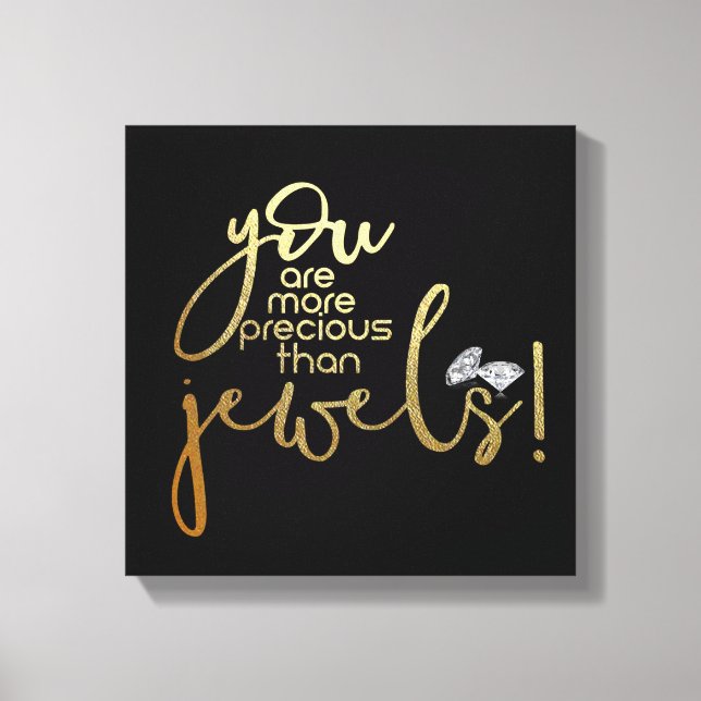 Du är mer elak än judar canvastryck (Framsida)