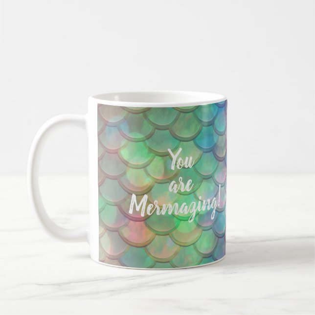 Du är Mermazing Kaffemugg (Vänster)
