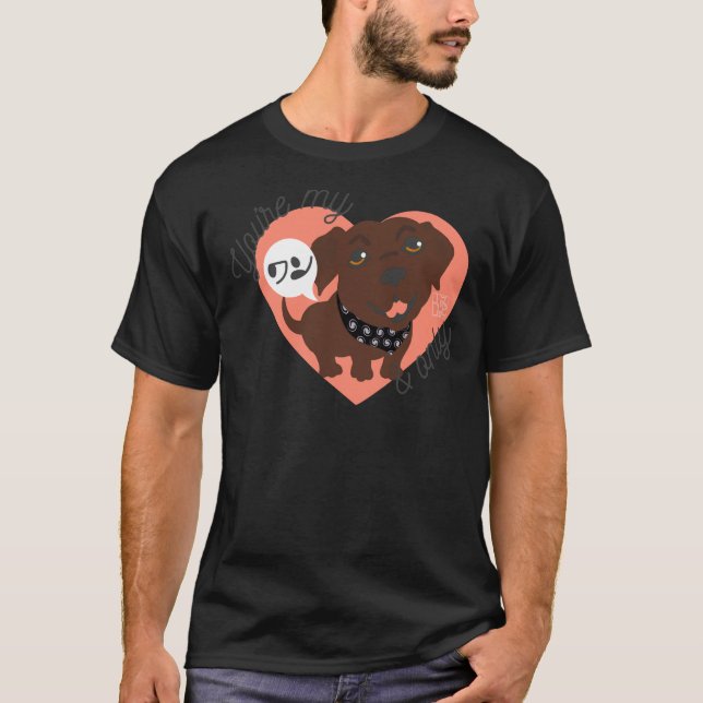 Du är min ワ ン och bara Lab T Shirt (Framsida)