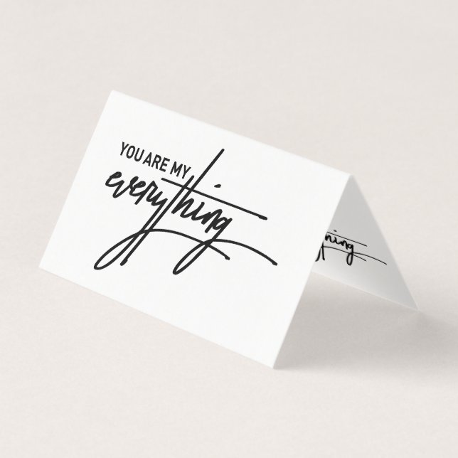 Du är min Alla hjärtans gift-Kärlek-citat Kort (Framsida)
