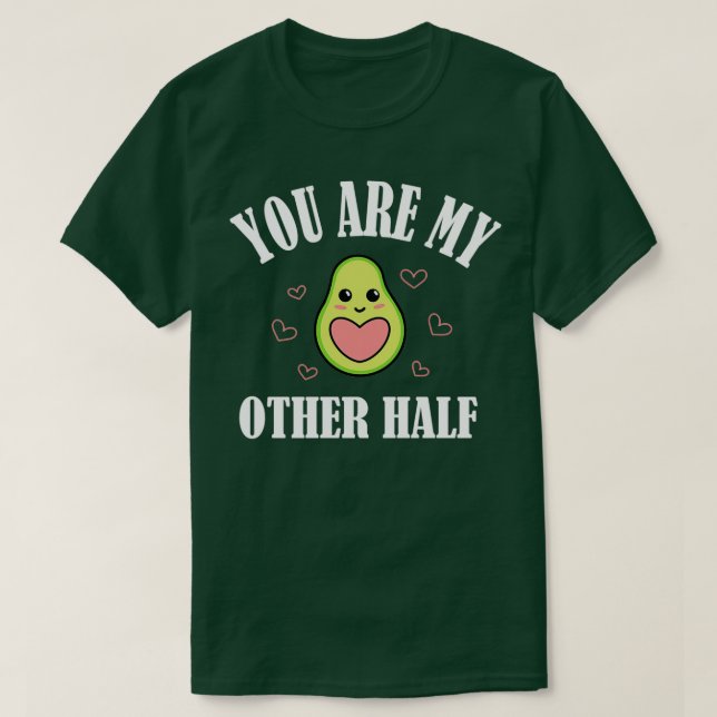Du är min andra hälften t shirt (Design framsida)