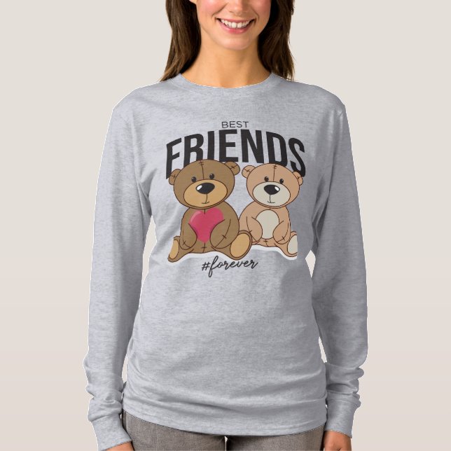 Du är min bästa björn-vän t shirt (Framsida)