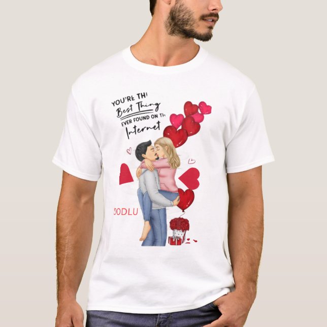 Du är min bästa sökning. t shirt (Framsida)