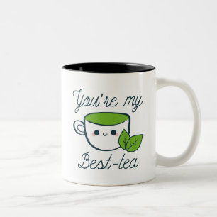 Du är min bästa tea Två-Tonad mugg
