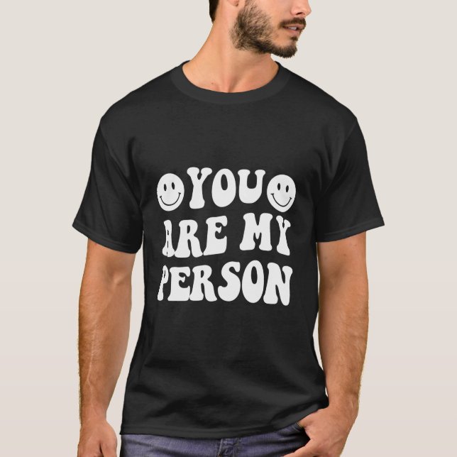 Du är min bästa vän Bestie. T Shirt (Framsida)