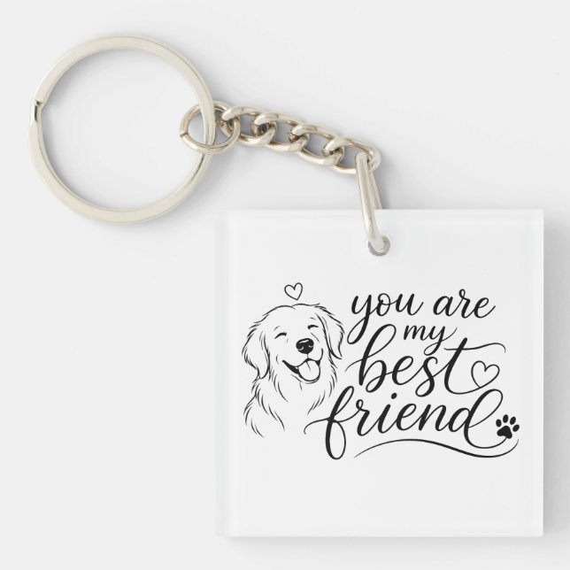 Du Är Min Bästa Vän Hunddesign (Framsidan)
