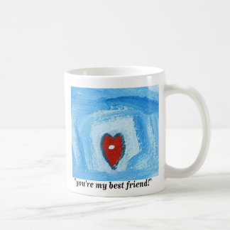 DU är MIN BÄSTA VÄN Kaffemugg