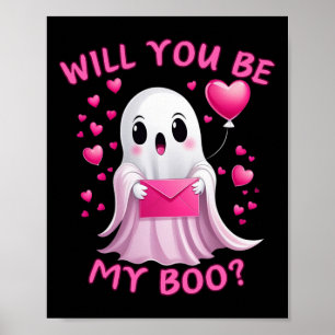 Du är min Boo Cute Ghost Halloween-talessäsong Poster