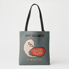Du är min Boo | Sött Halloween  Tygkasse