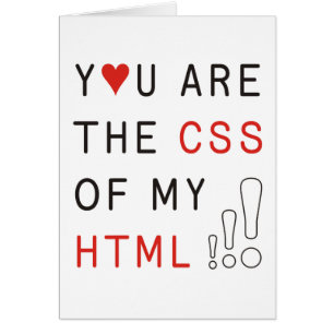 Du Är Min CSS Hälsningskort