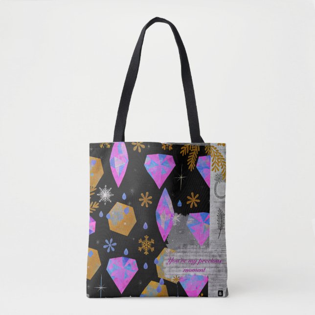 “Du Är Min Dyrabaraste Ögonblick Totebag” Tygkasse (Framsida)