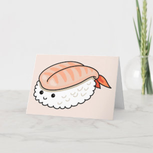Du är min ebi-sak sushi pun tack kort
