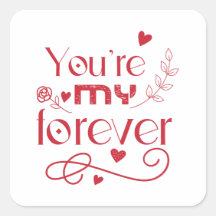 Du är min eviga valentines day-gåva