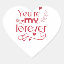 Du är min eviga valentines day-gåva