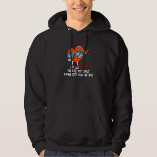 Du är min favorit på Alla hjärtans dag Alla hjärta Hoodie