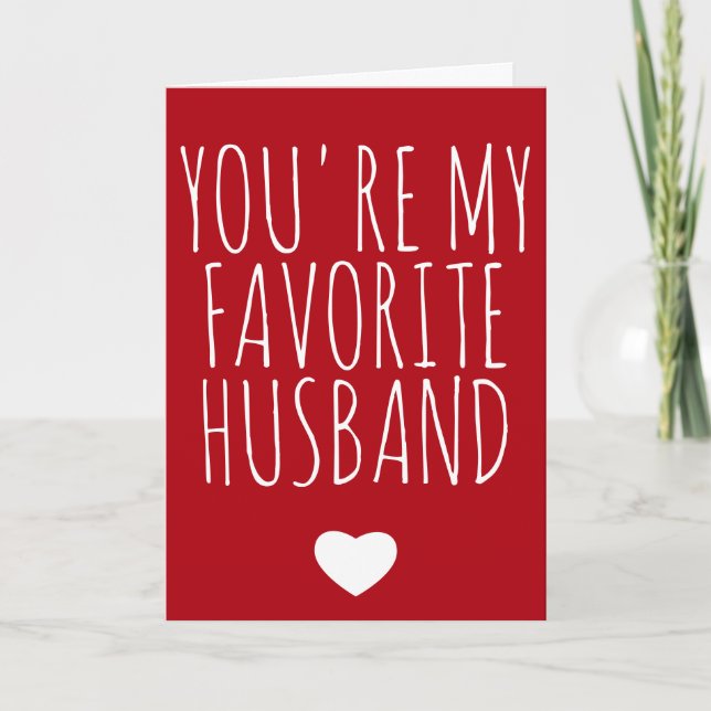 Du är min favoritdag i Make - Valentineser Kort (Framsida)